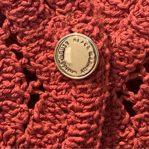 WHITE HOUSE BLACK MARKET Women’s Crochet Ruffle Sleeve Sweater XS - Picture 9 of 13